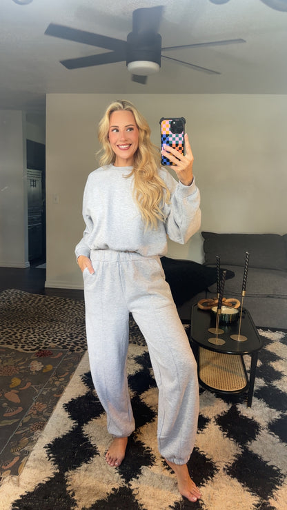 heather grey sweatpants