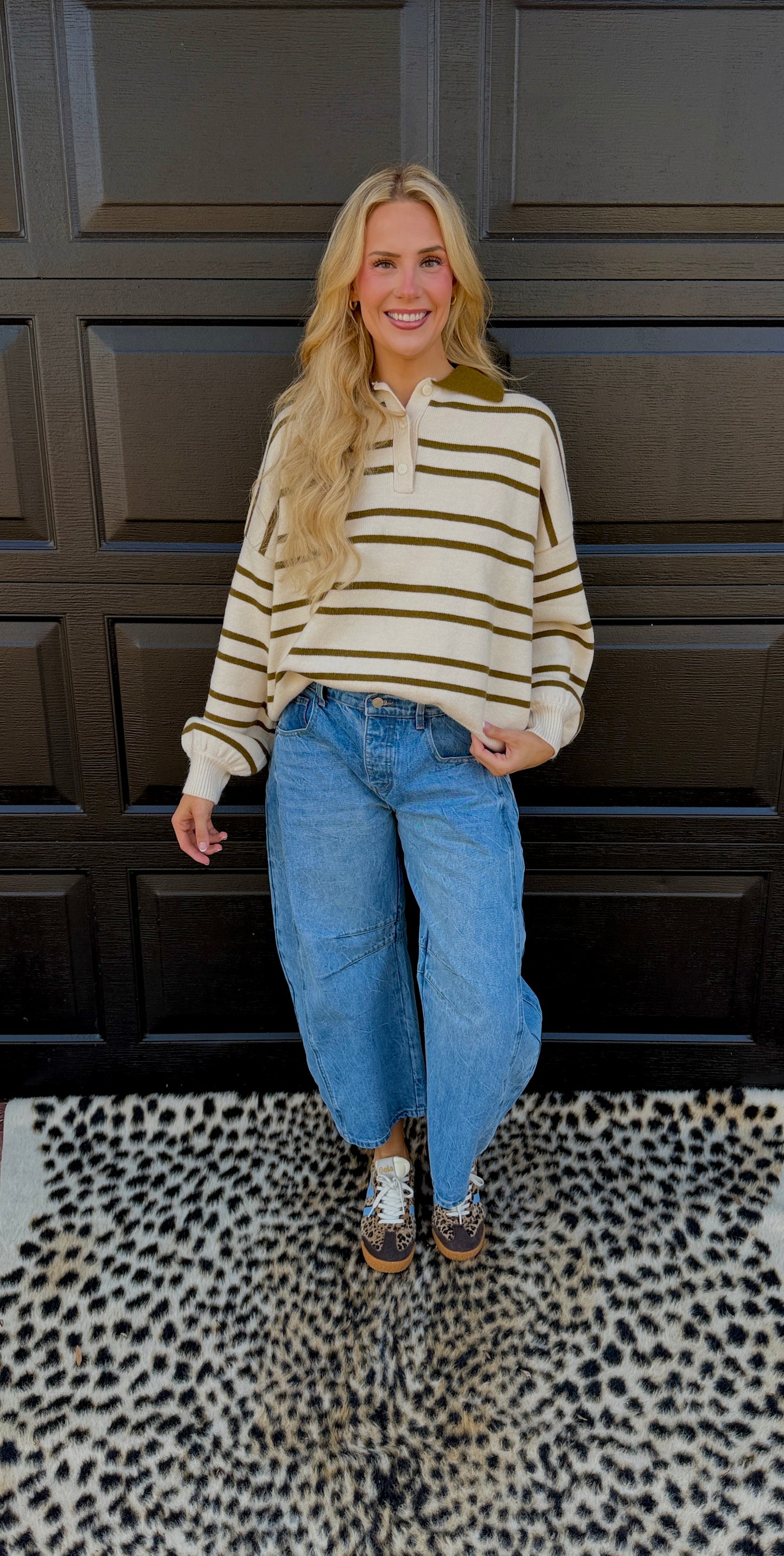 olive pullover sweater