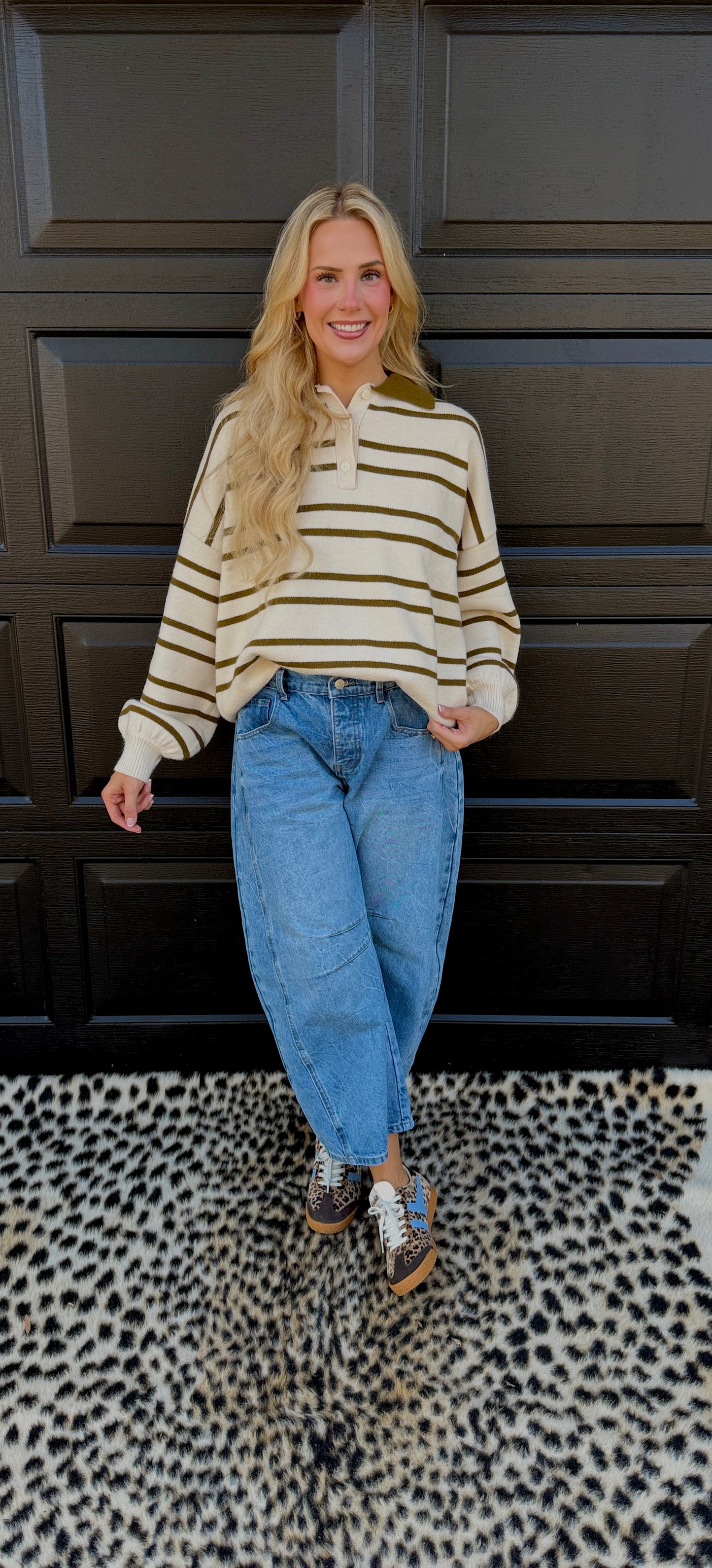 olive pullover sweater