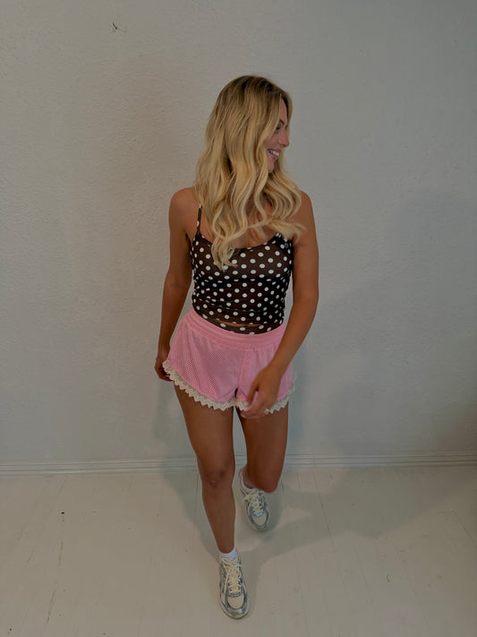 pep rally mesh shorts