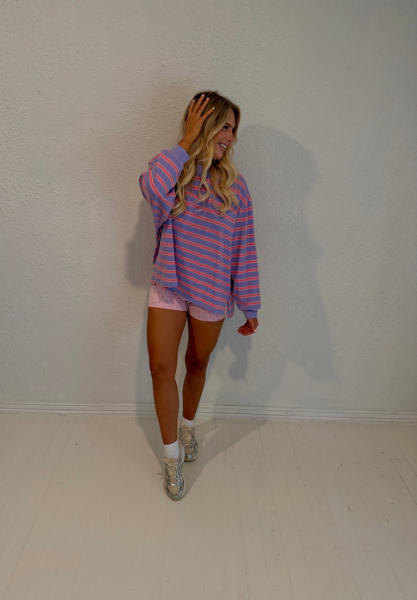 berry sorbet stripe long sleeve