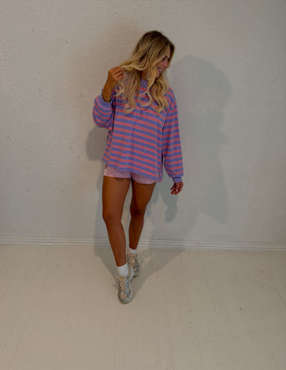 berry sorbet stripe long sleeve