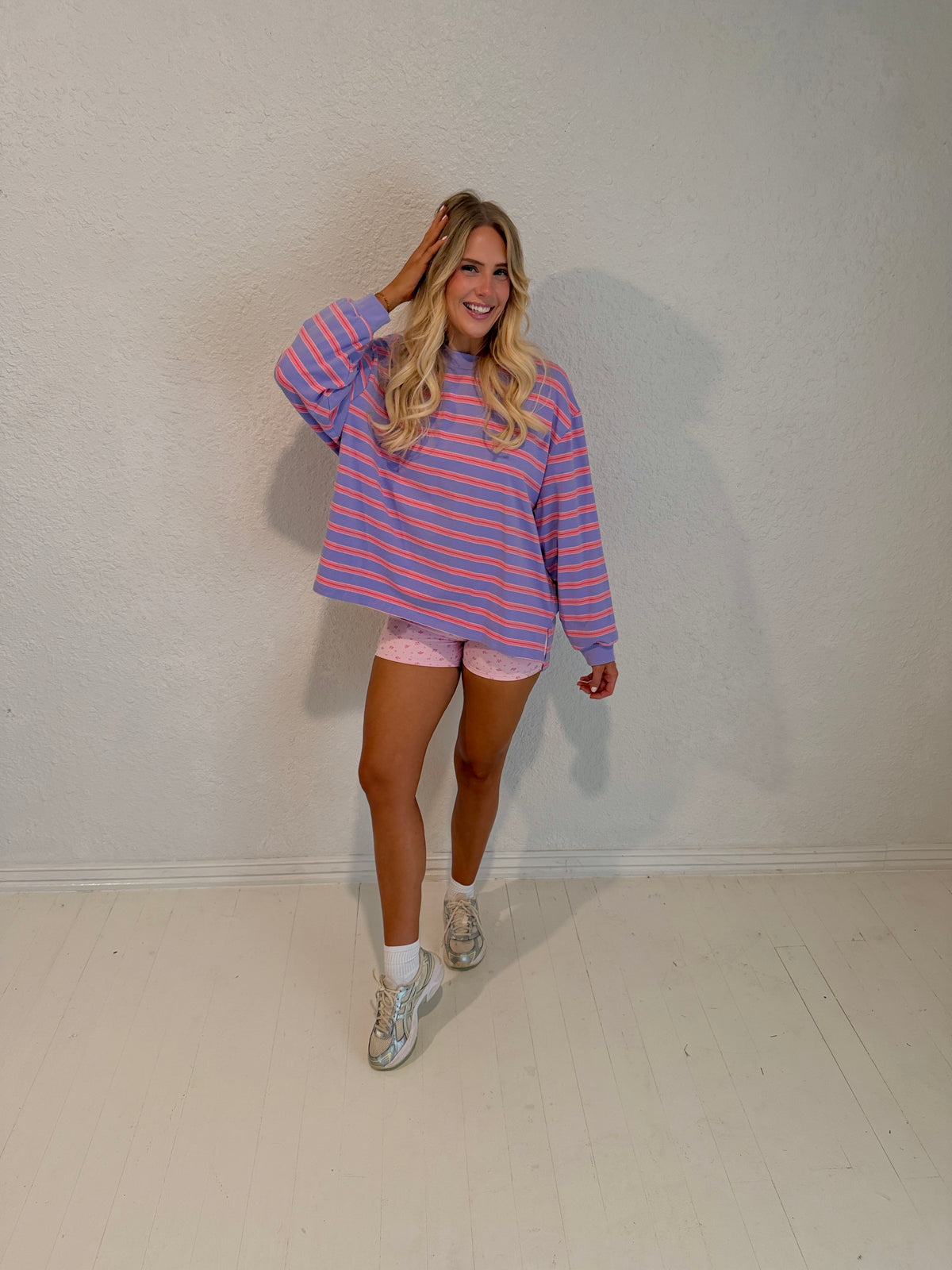 berry sorbet stripe long sleeve