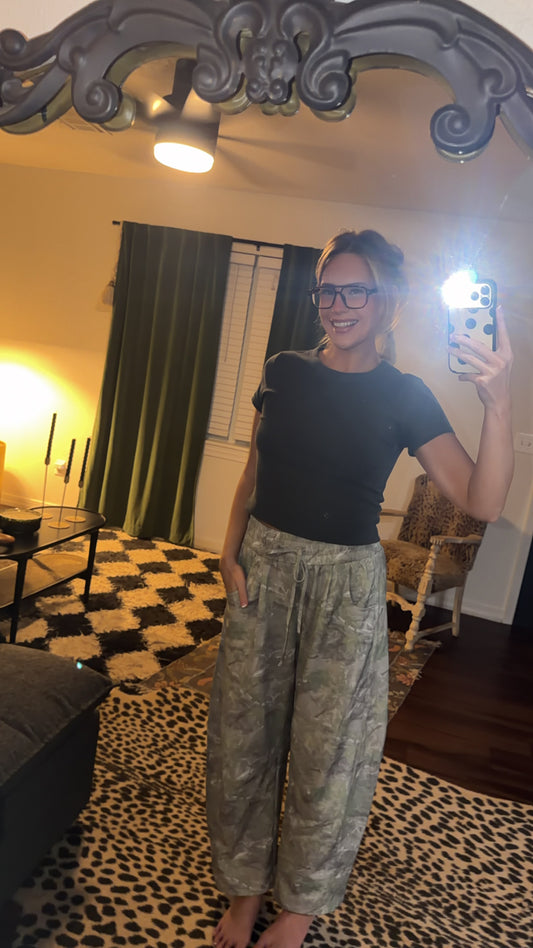 hudson camo barrel pants