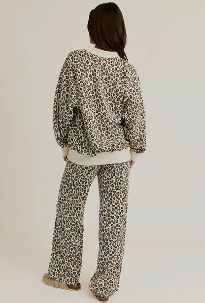 leopard lounge set