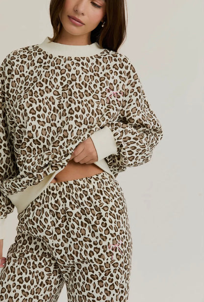leopard lounge set