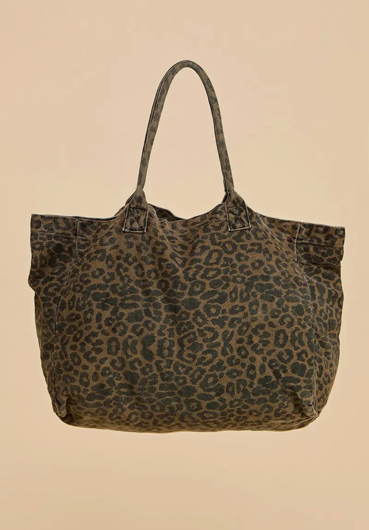 leopard tote bag