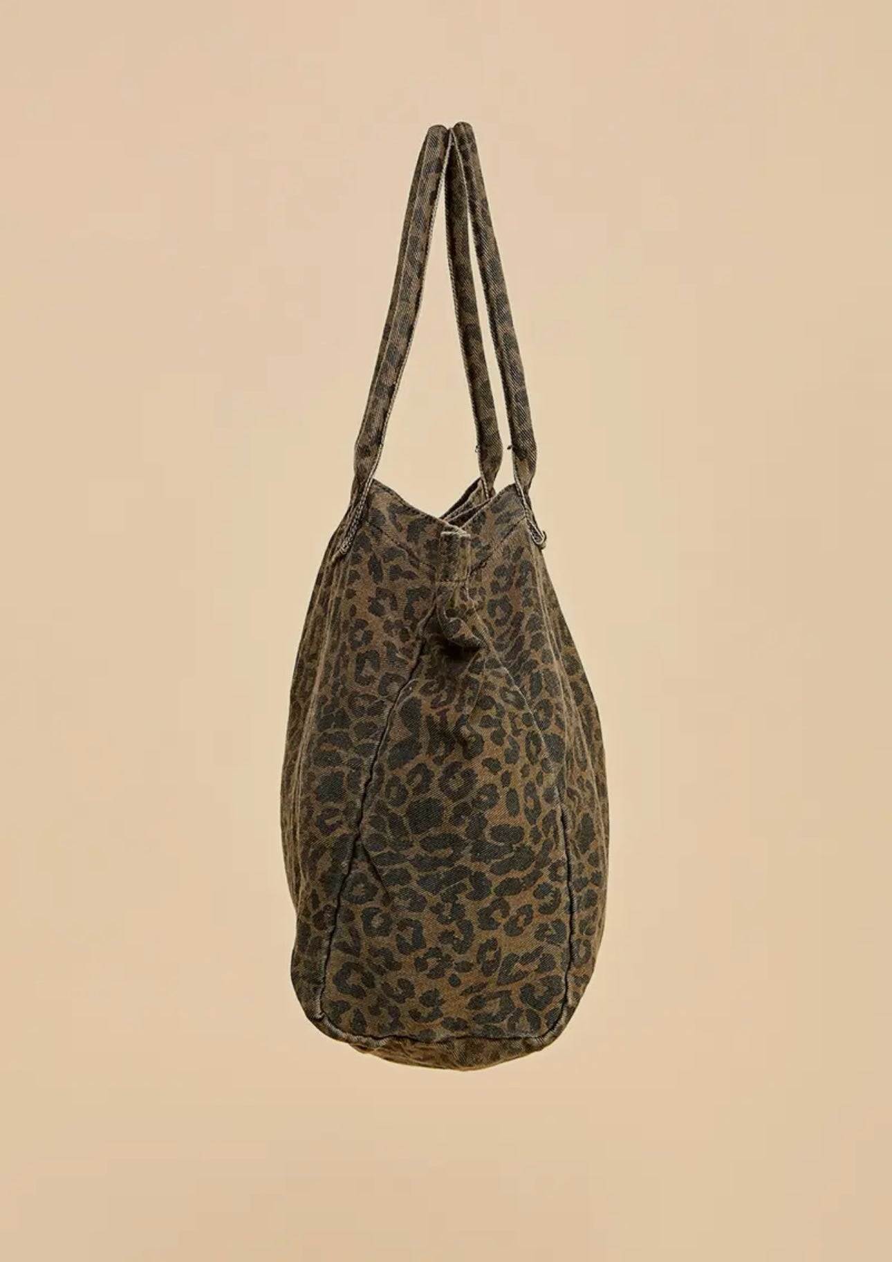 leopard tote bag