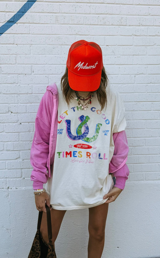 good times roll graphic tee